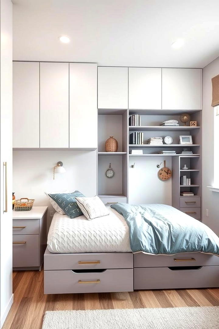 Sleek Storage Solutions - 30 Tween Bedroom Ideas