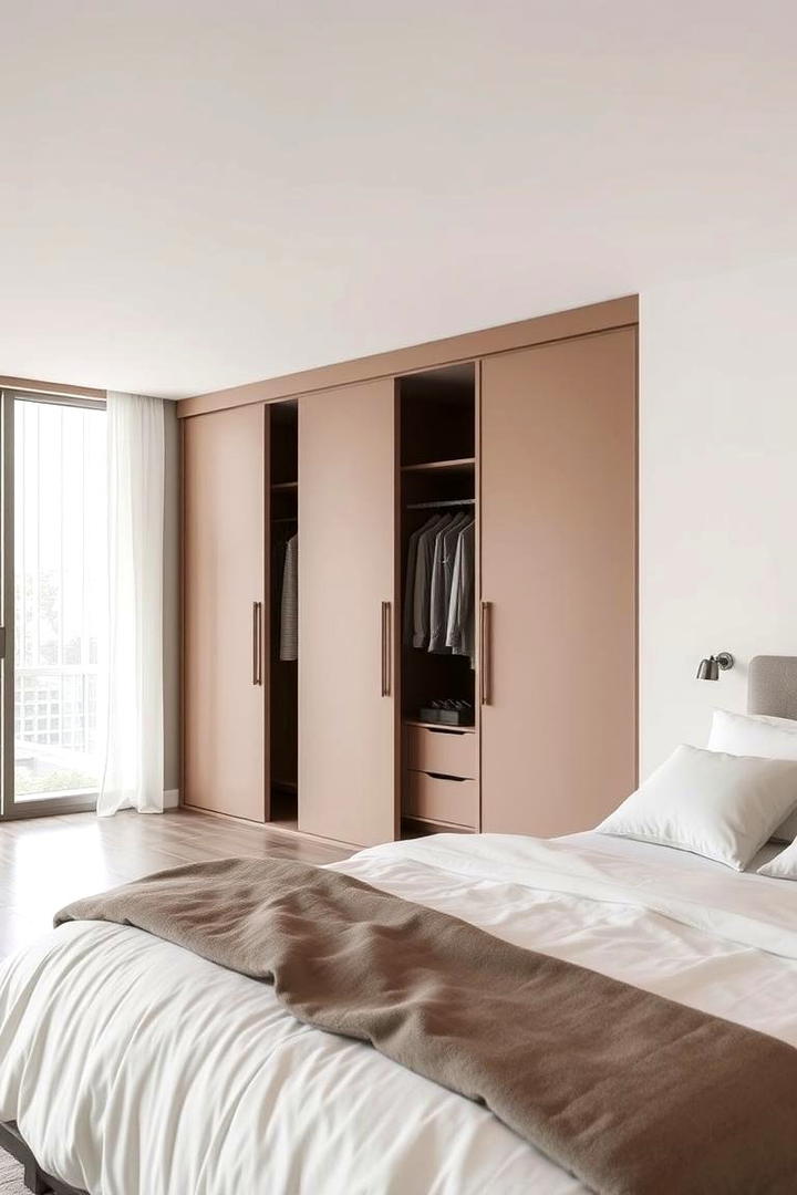 Sliding Door Wardrobe - 30 Built-in Wardrobe Ideas Around a Bed