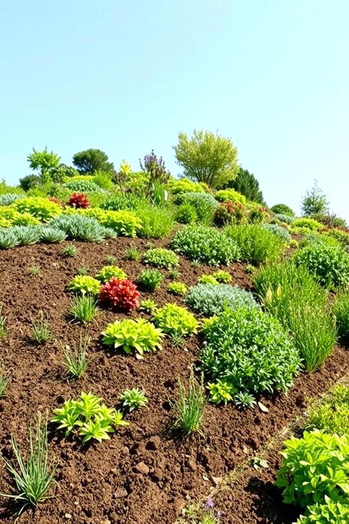 Slope Friendly Organic Landscaping - 30 hillside landscaping ideas