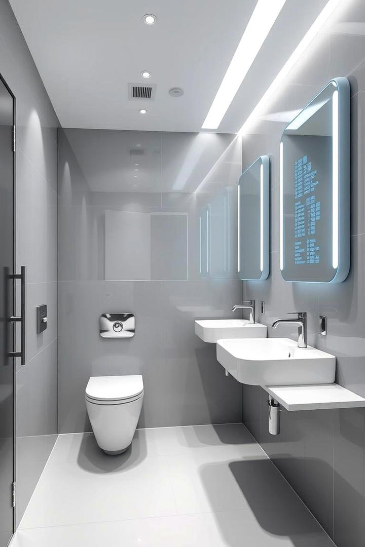 Smart Tech Innovations - 30 Grey and White Bathroom Ideas