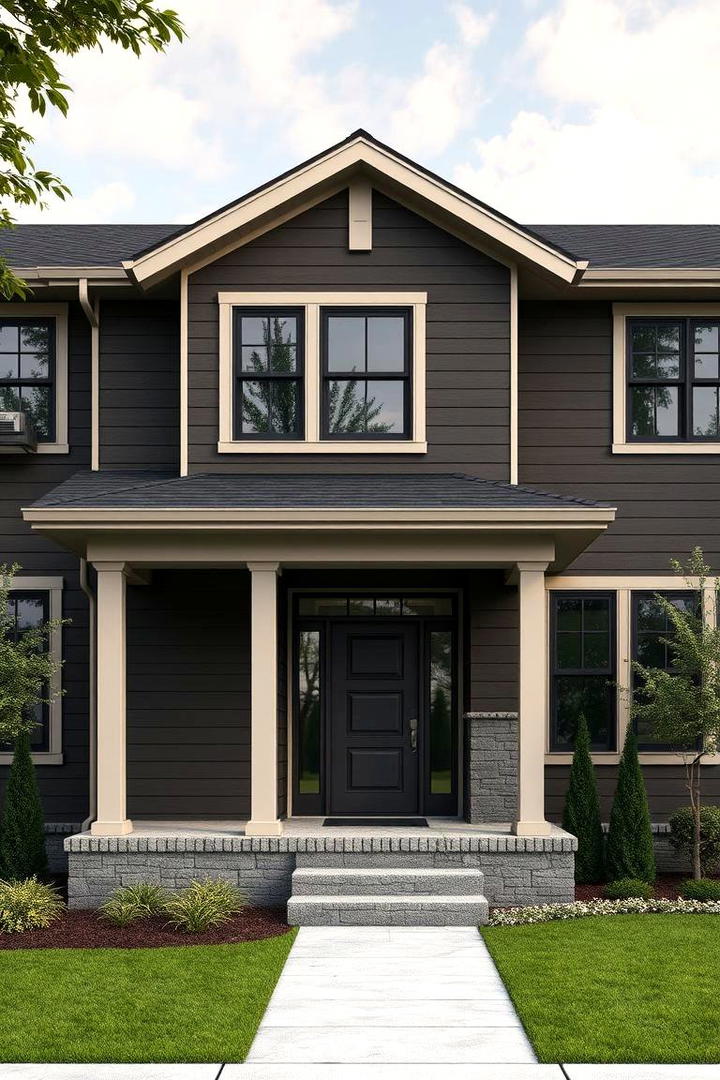 Smoky Coffee Blend - 30 Brown Exterior House Colors