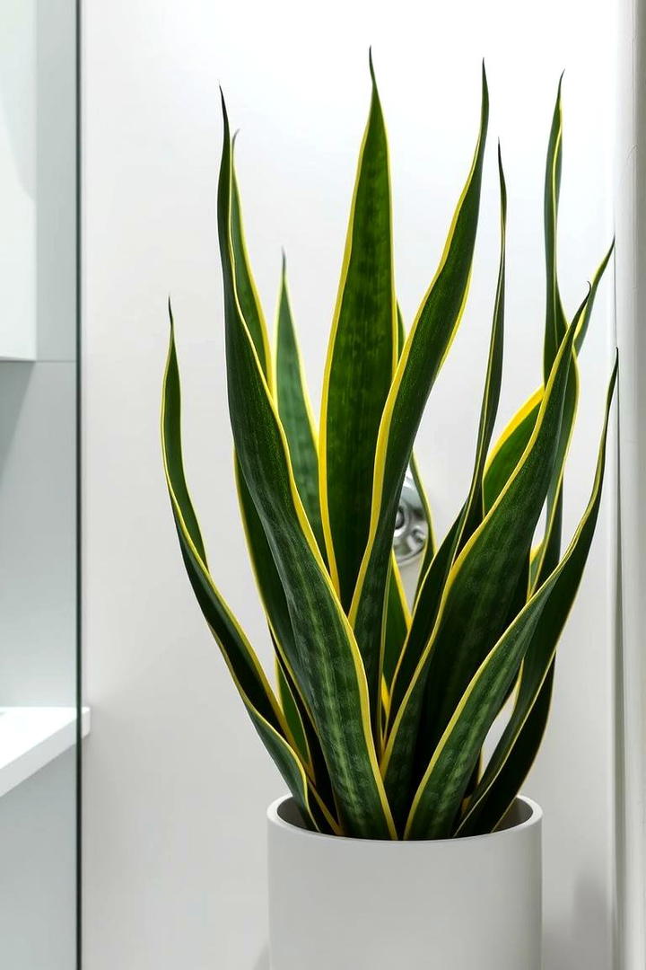 Snake Plant - 30 Best Plants for Bathroom