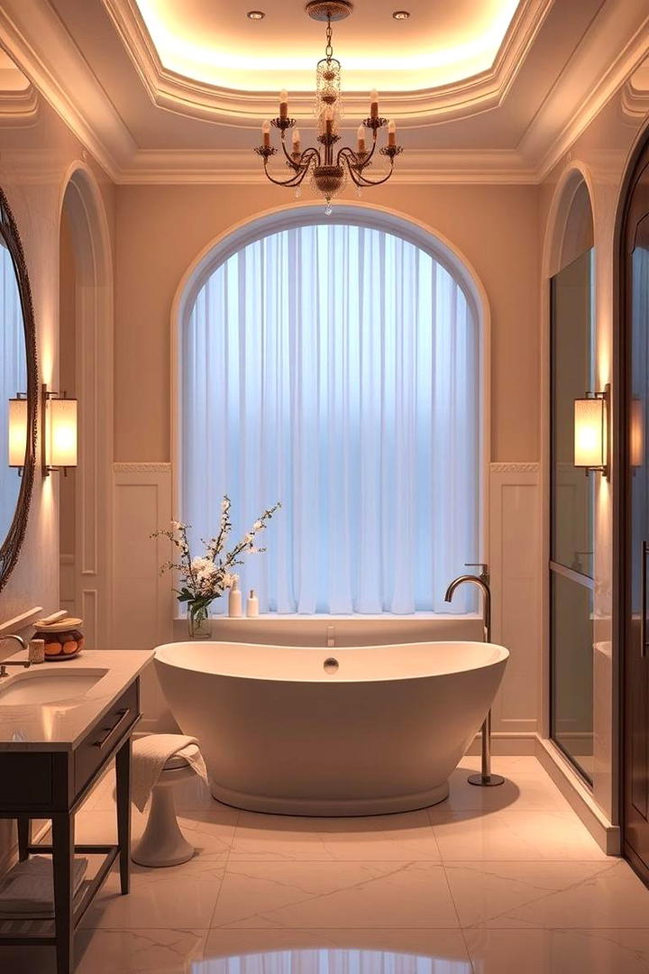 Soft Ambient Lighting - 30 Romantic Bathroom Ideas