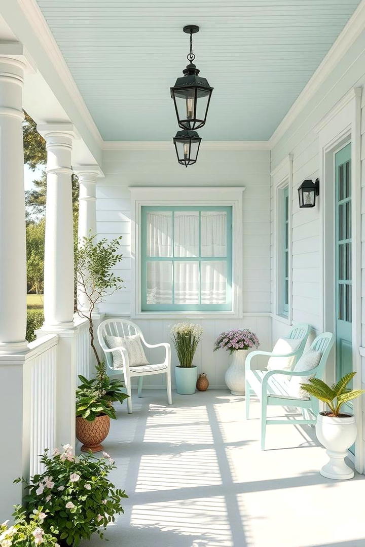 Soft Mint for Fresh Aesthetics - 30 Porch Paint Colors