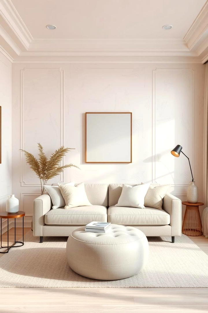 Soft Neutrals with Accents - 30 Wall Painting Ideas of Any Room