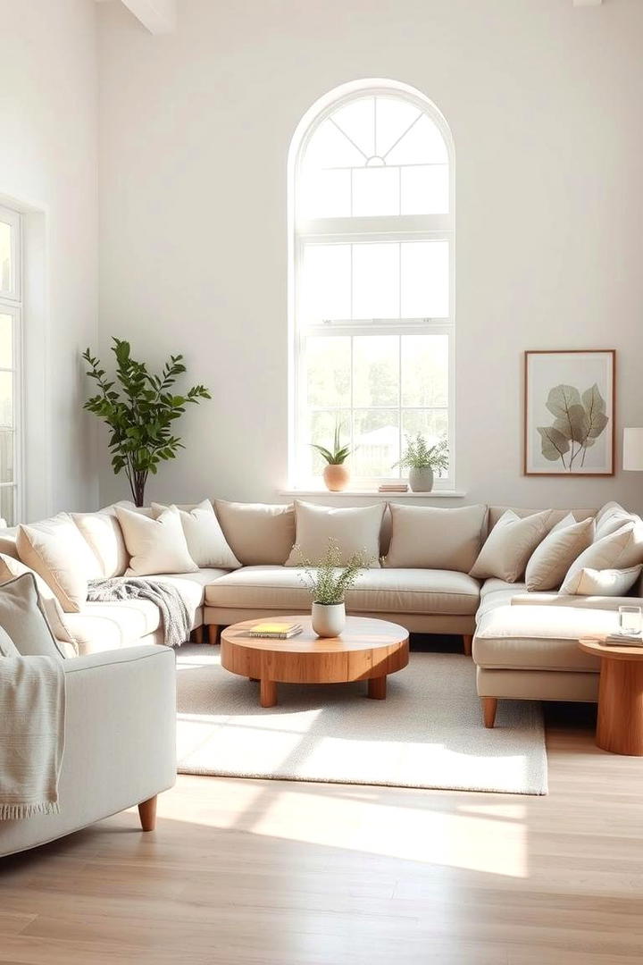 Soft and Serene Sectional Spaces - 30 Sectional Living Room Ideas