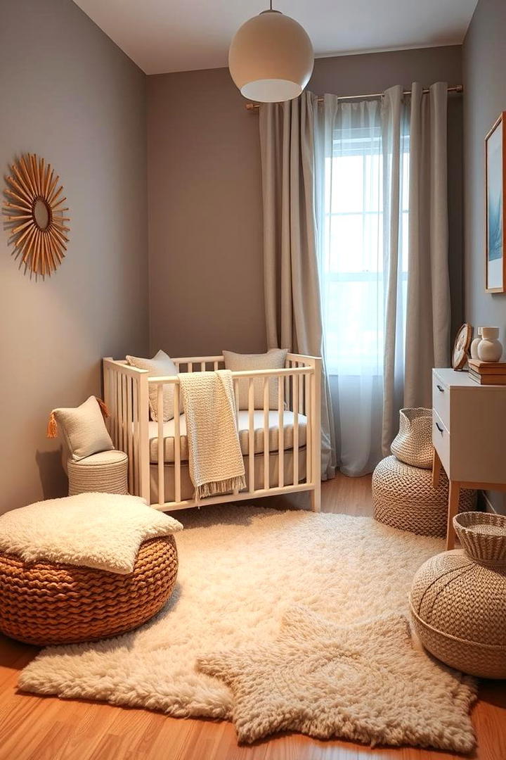 Soft and Soothing Textures - 30 Small Nursery Ideas