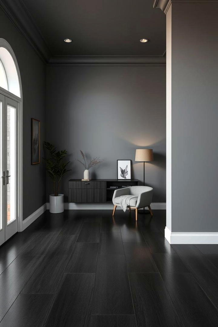 Sophisticated Charcoal Mix - 30 Floor and Wall Color Ideas