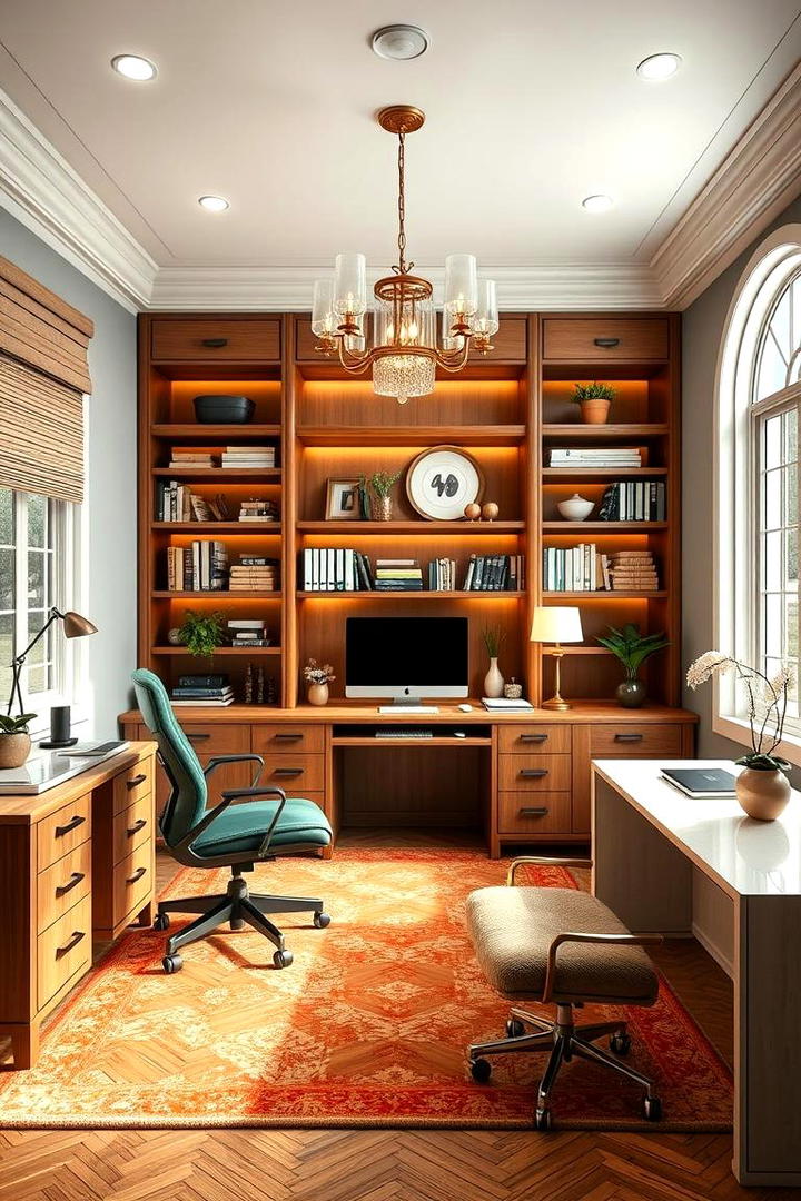 Sophisticated Home Office Designs - 30 Art Deco Interior Design Ideas