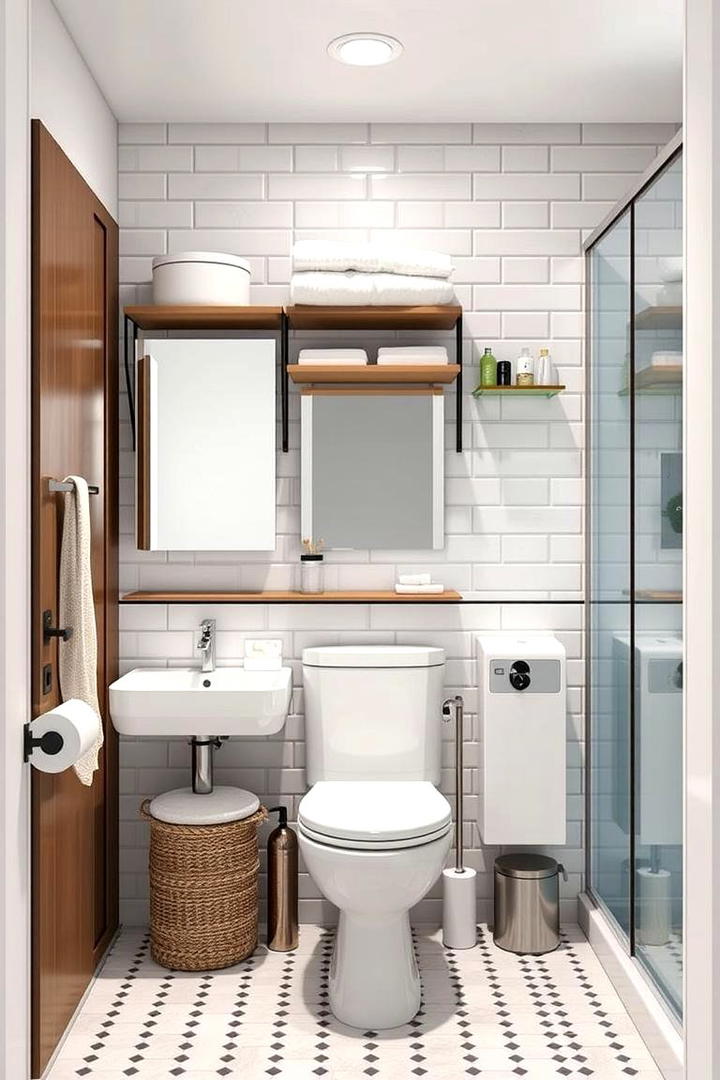 Space Saving Bathroom Design - 30 Bathroom Decor Ideas