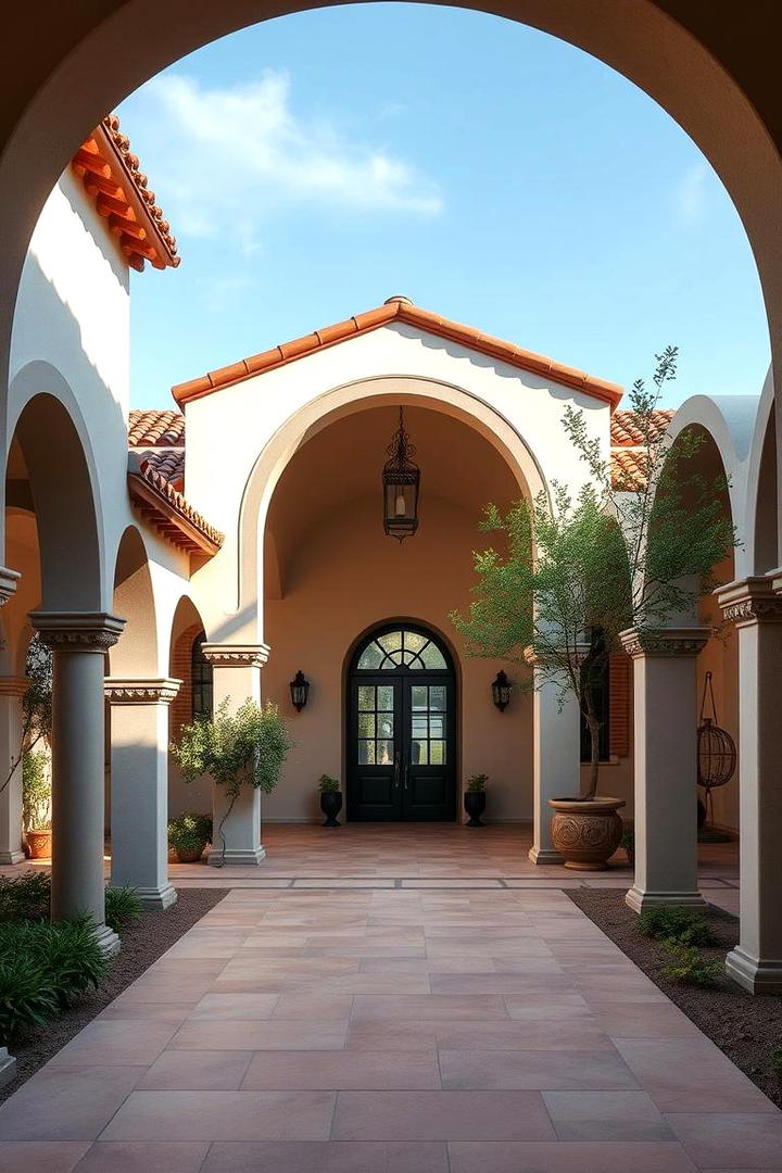 Spanish Courtyard Archways - 30 spanish bungalow exterior ideas