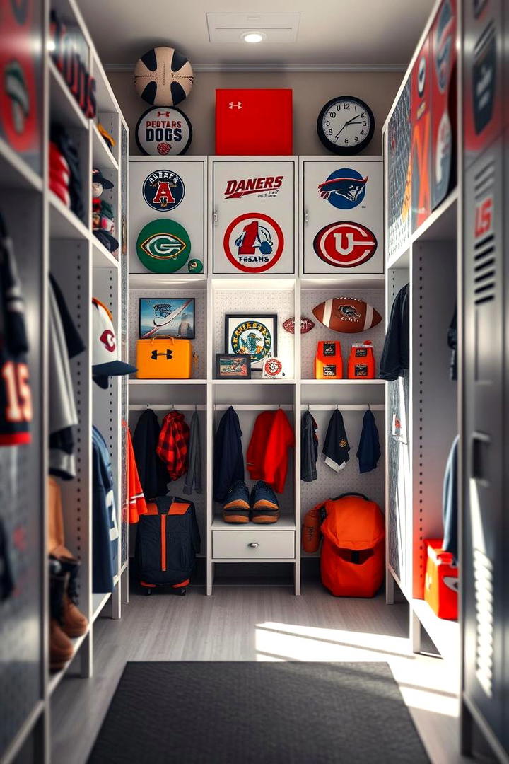 Sports Themed Locker Decor - 30 Locker Decor Ideas