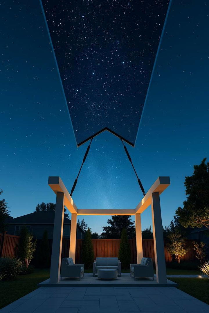 Star Gazing Open Sky Gazebo - 30 Backyard Gazebo Ideas