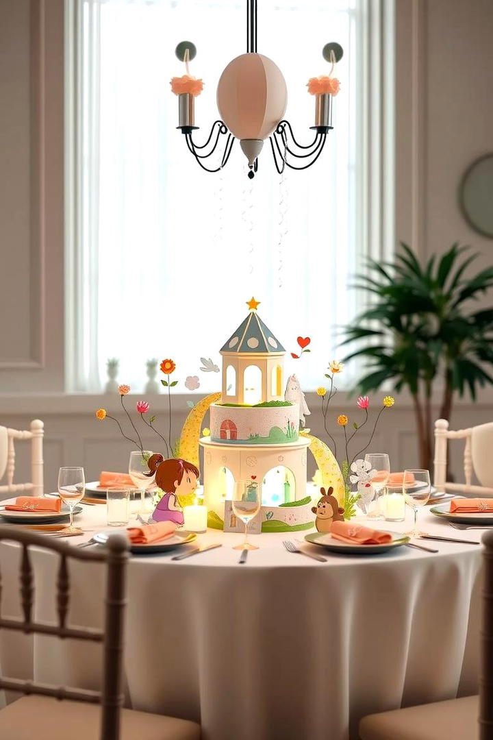 Storybook Themed Centerpiece - 30 Baby Shower Centerpiece Ideas