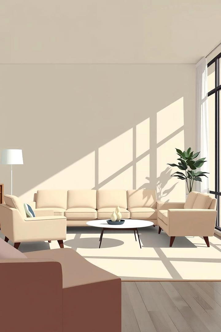 Streamlined Sofa Silhouettes - 30 1950s Living Room Ideas