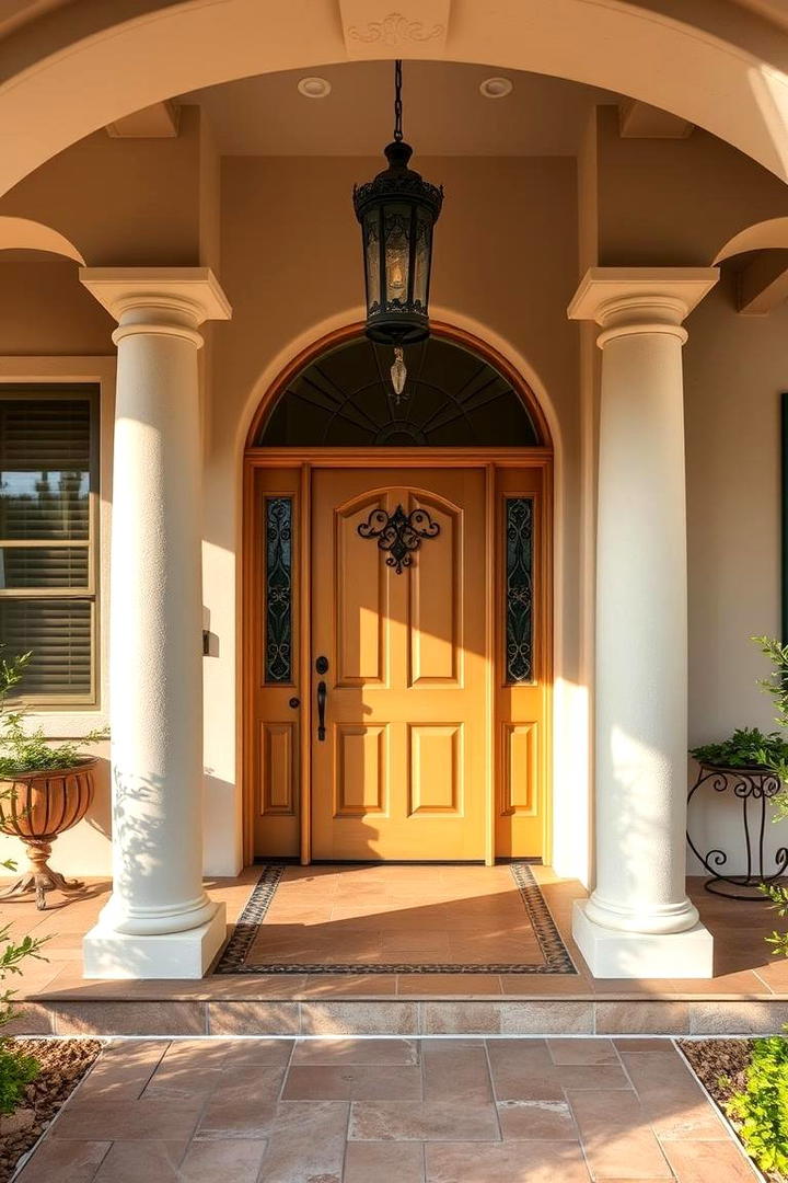 Stucco Finishes - 30 spanish style front porch ideas