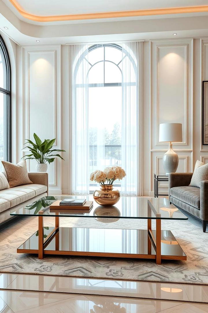 Stylish Coffee Tables - 30 Glam Living Room Ideas