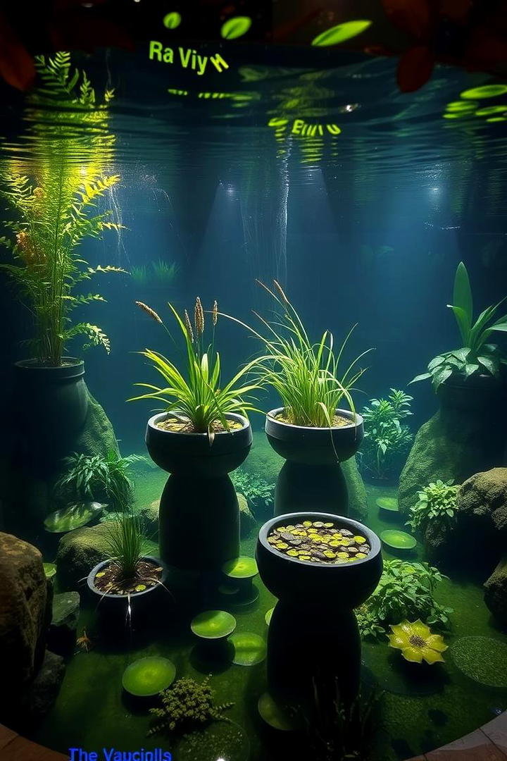 Submerged Garden Oasis - 30 Backyard Pond Ideas