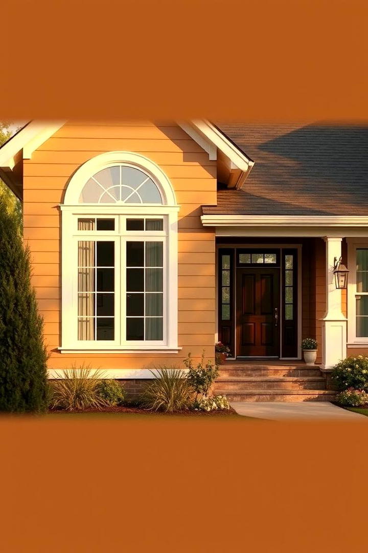 Subtle Caramel Glow - 30 Brown Exterior House Colors