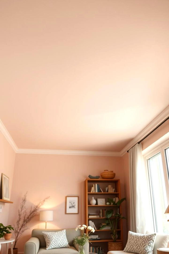 Subtle Pastel Ceiling - 30 Ceiling Paint Ideas