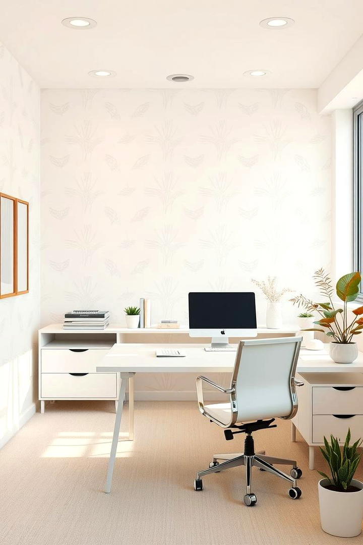 Subtle Pastel Hues - 30 Office Wallpaper Ideas