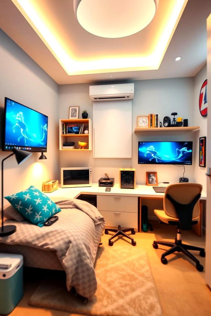 Tech Friendly Setups - 30 Tween Bedroom Ideas