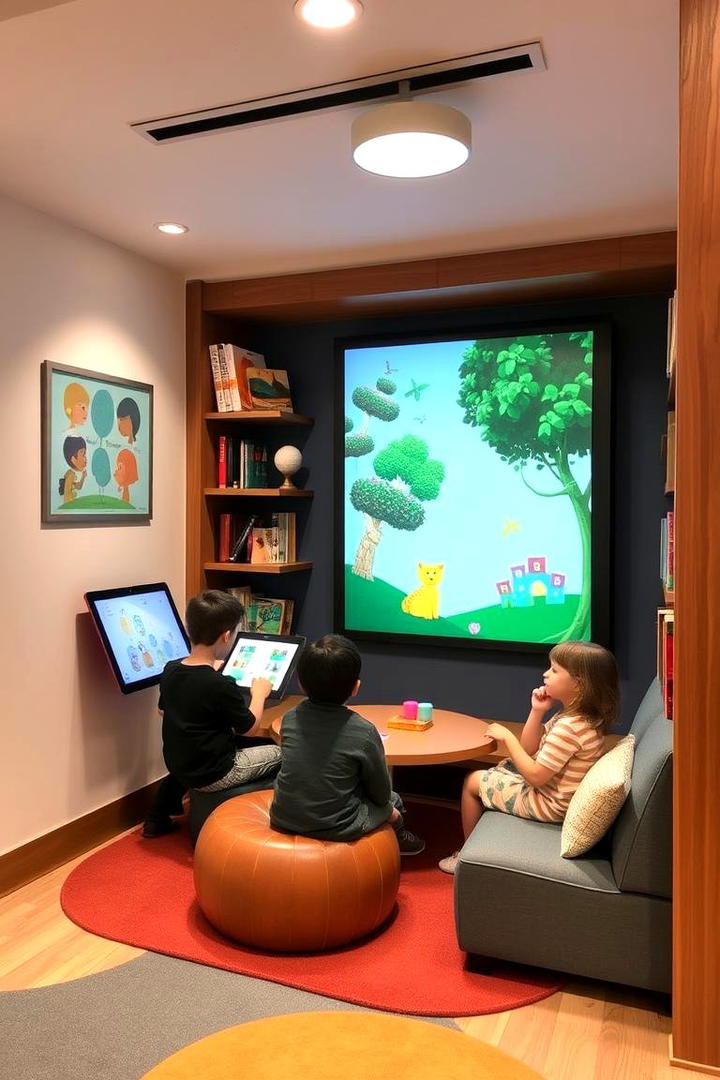 Tech and Tales Zone - 30 kids reading nook ideas