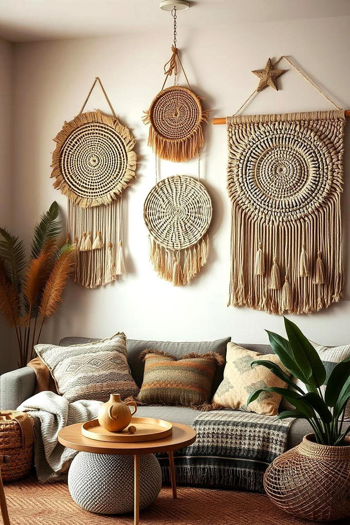 Textural Woven Wall Hangings - 30 Wall Covering Ideas