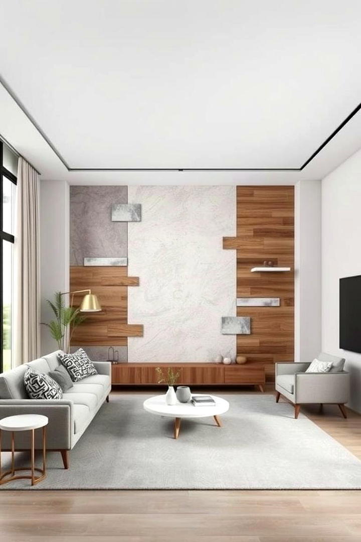 Textured Wall Treatments - 30 Pinterest Living Room Decor Ideas