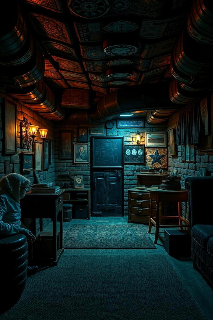 Thematic Escape Room - 30 Basement Game Room Ideas