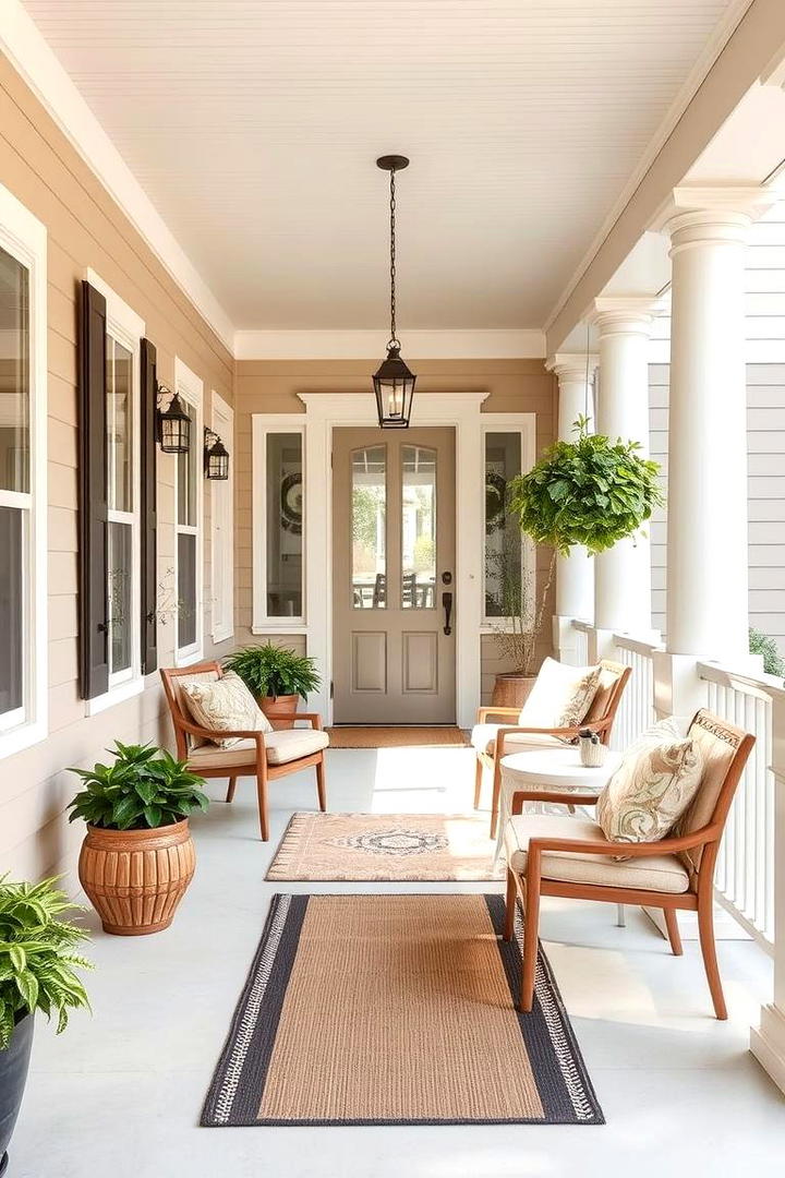 Timeless Beige for Versatile Appeal - 30 Porch Paint Colors