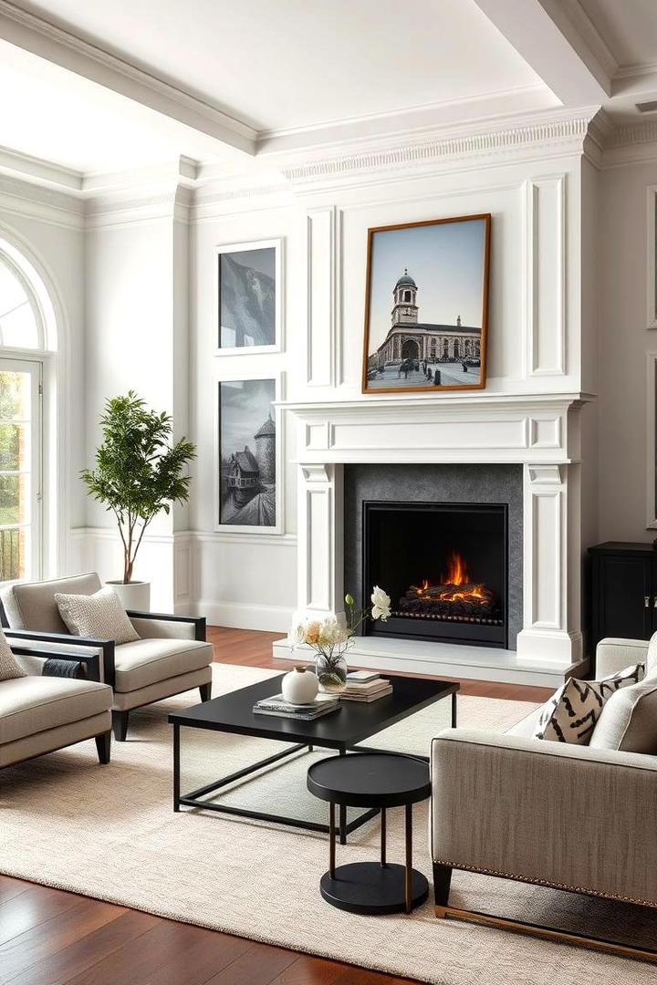 Timeless Fireplace Architecture - 30 Black Fireplace Ideas