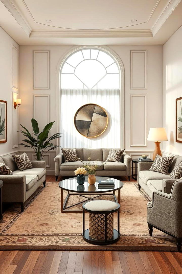 Timeless Living Room Arrangements - 30 Art Deco Interior Design Ideas