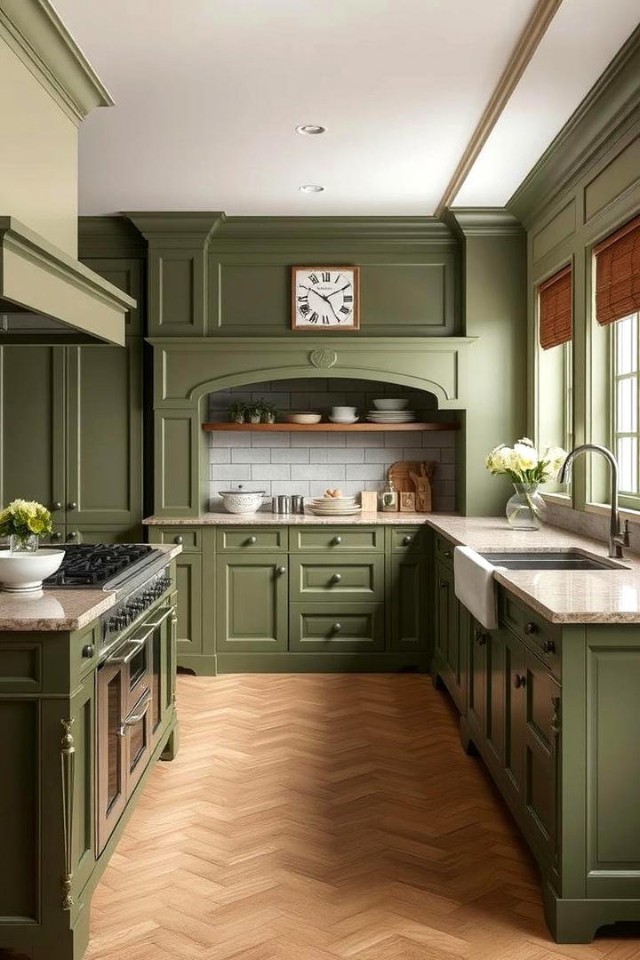 Timeless Olive Green Design - 30 Olive Green Kitchens