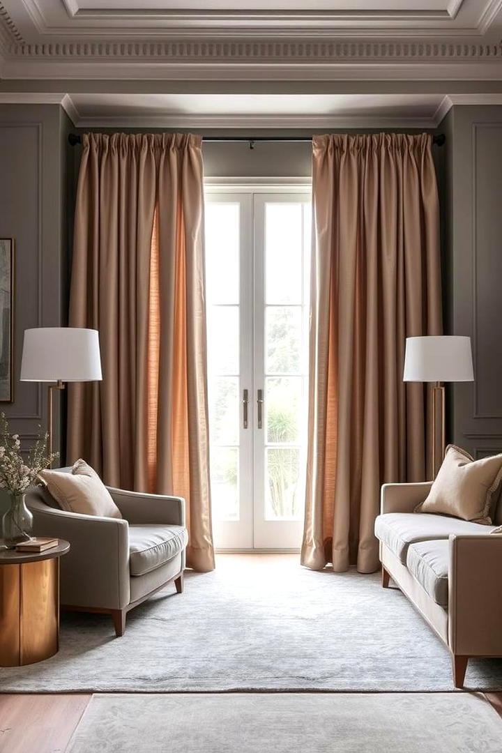 Timeless Taupe Elegance - 30 What Color Curtains Go With Gray Walls