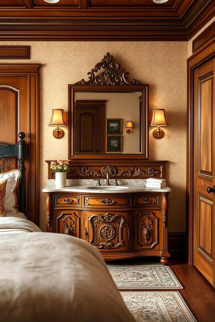 Timeless Traditional Vanity Design - 30 Bedroom Vanity Ideas