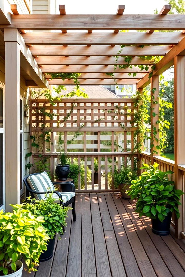 Timeless Trellis Touch - 30 Backyard Deck Ideas on a Budget