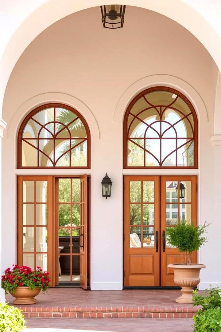 Traditional Arched Windows - 30 spanish style front porch ideas