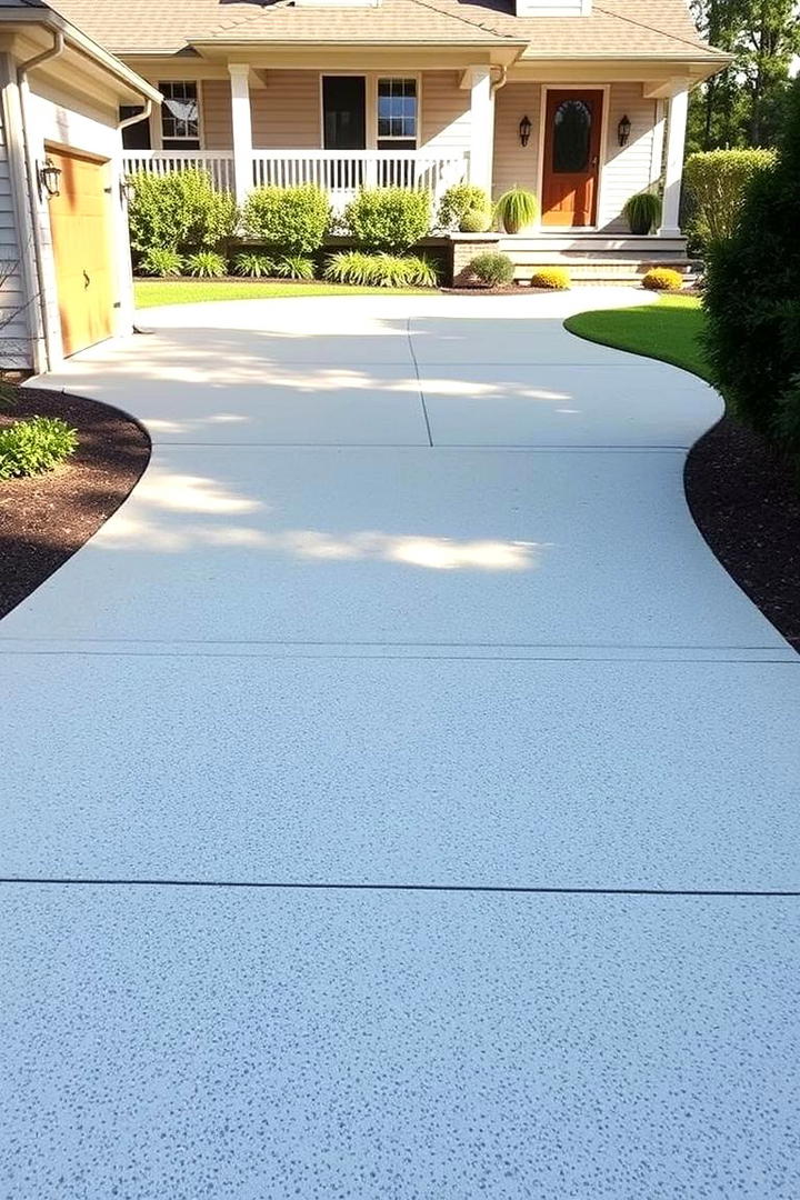 Traditional Concrete Driveway - 30 Concrete Driveway Ideas