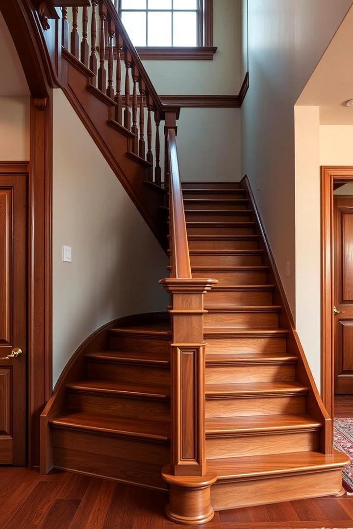 Traditional Elegance - 30 Wooden Staircase Ideas