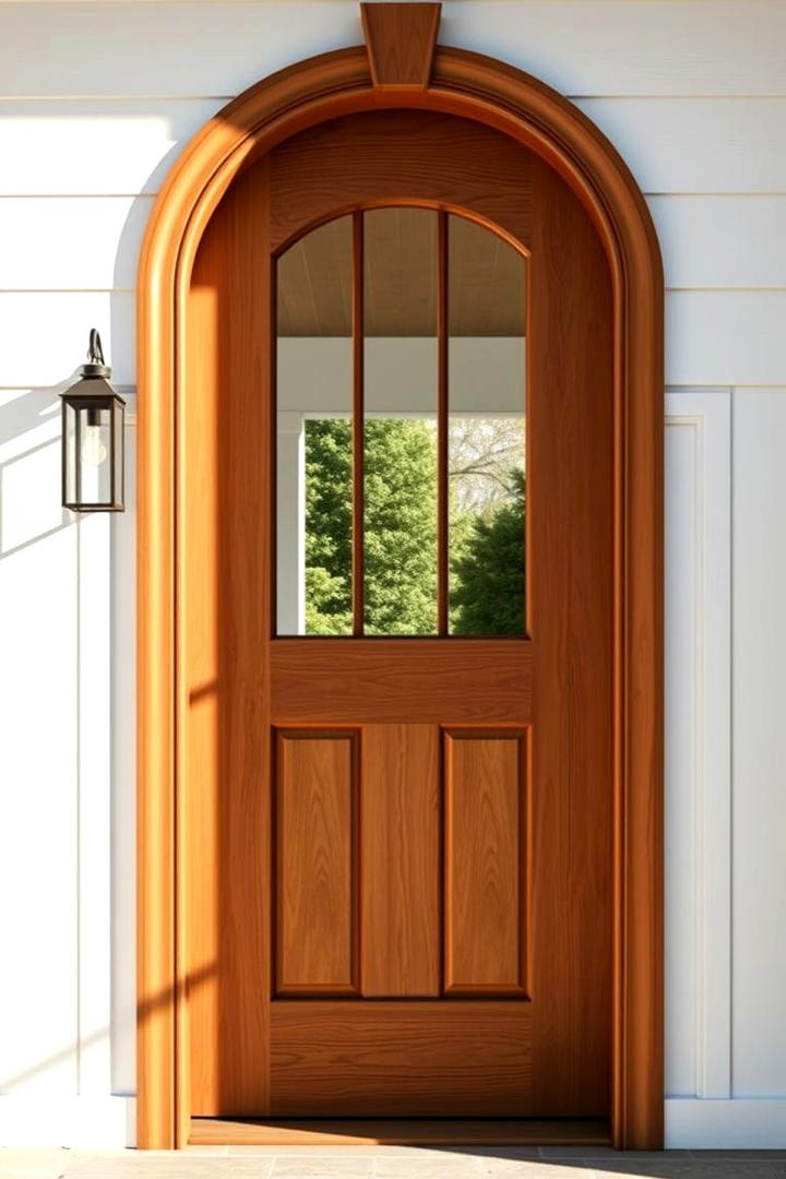 Traditional Farmhouse Door with Peep Hole - 30 Farmhouse Front Door Ideas