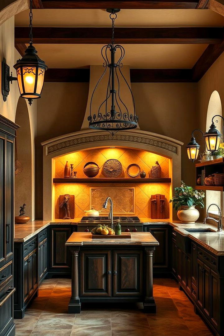 Traditional Spanish Lighting - 30 Spanish Style Kitchen Ideas