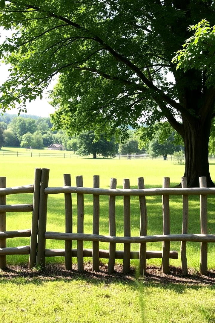 Traditional Split Rail Fence - 30 Backyard Fence Ideas