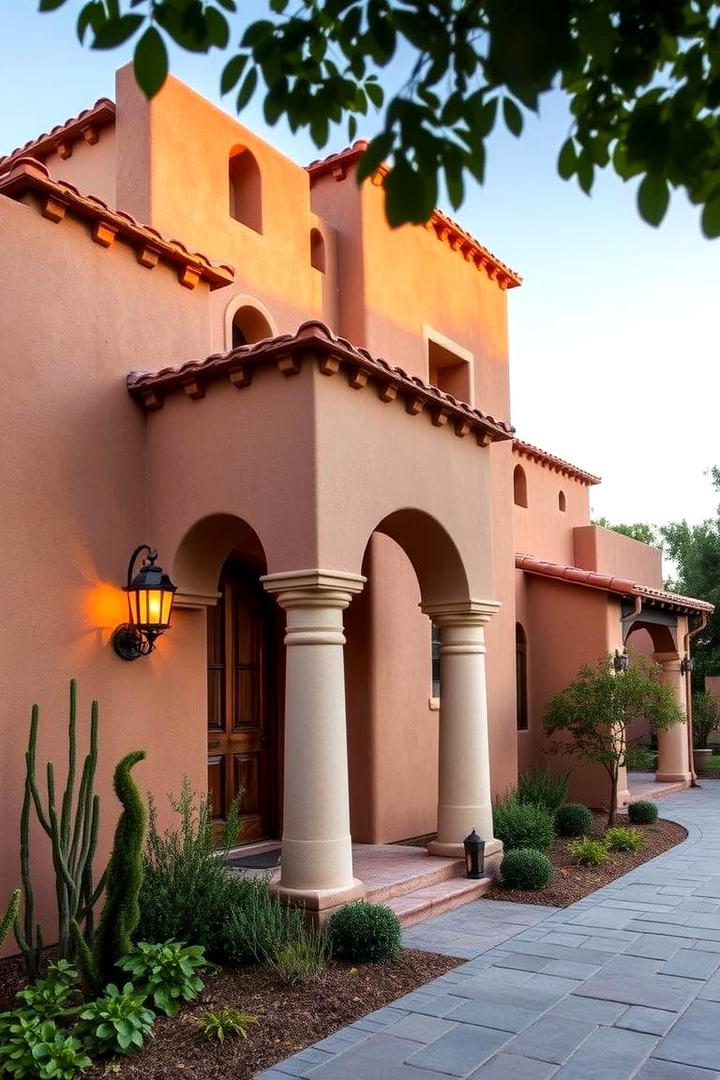 Traditional Stucco Exteriors - 30 Mexican Style House Design Ideas