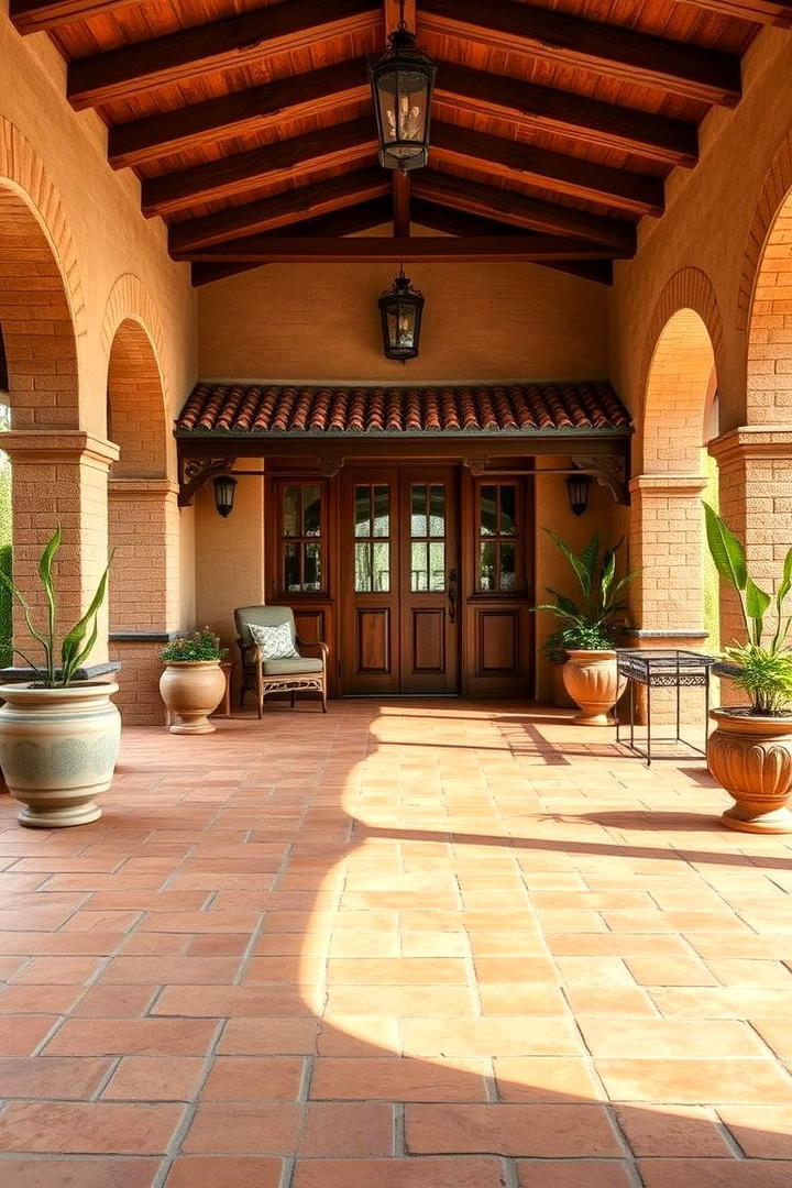 Traditional Terracotta Flooring - 30 spanish bungalow exterior ideas