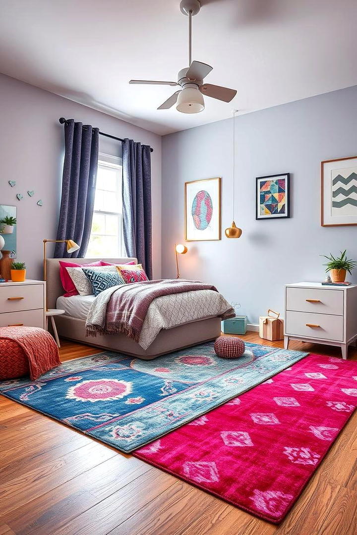 Trendy Rug Selections - 30 Tween Bedroom Ideas