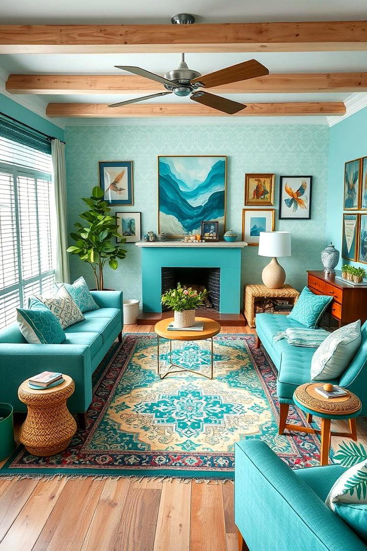 Turquoise Dream Delight - 30 Blue and Green Color Combos for Decorating