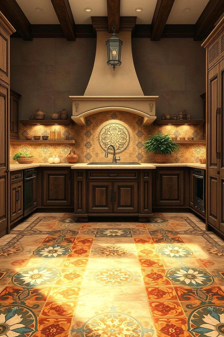 Tuscan Tile Flooring - 30 Tuscan Kitchen Design Ideas