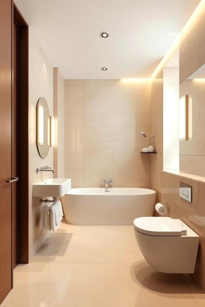 Understated Luxury - 30 Beige Bathroom Ideas