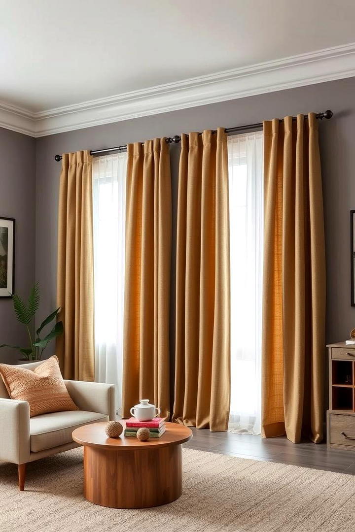 Understated Olive Tones - 30 What Color Curtains Go With Gray Walls